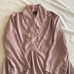 Womans blouse with buttons